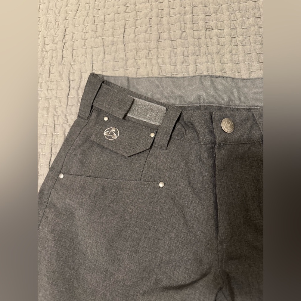 Turbine Men’s Small Gray Insulated Snow Pants - Picture 3 of 8